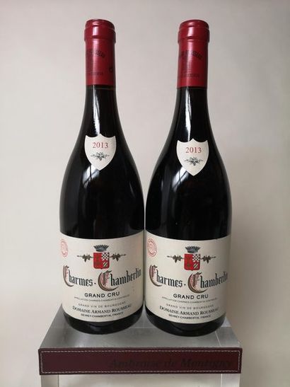 null 2 bouteilles CHARMES CHAMBERTIN Grand cru - A. Rousseau 2013

