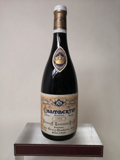 null 1 bouteille CHAMBERTIN Grand cru - A. Rousseau 1993

Etiquette très légèrement...