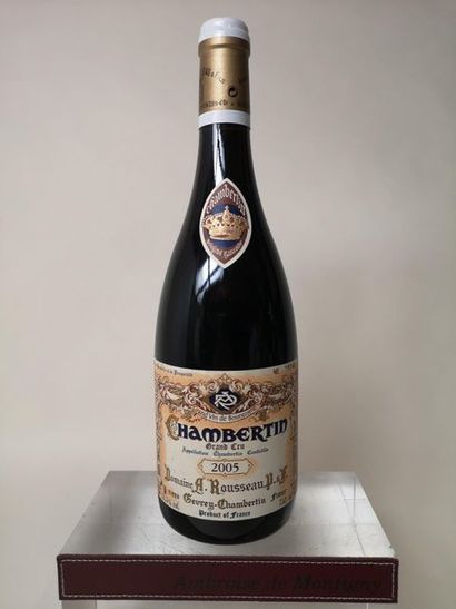 null 1 bouteille CHAMBERTIN Grand cru - A. Rousseau 2005


