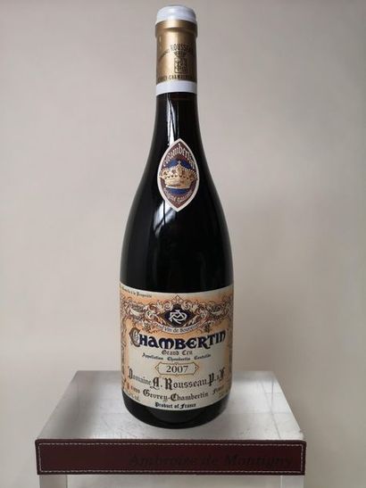 null 1 bouteille CHAMBERTIN Grand cru - A. Rousseau 2007

