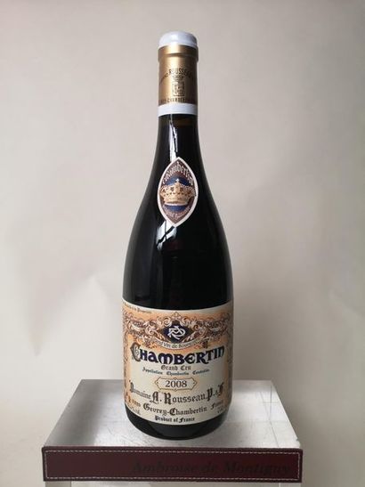null 1 bouteille CHAMBERTIN Grand cru - A. Rousseau 2008

