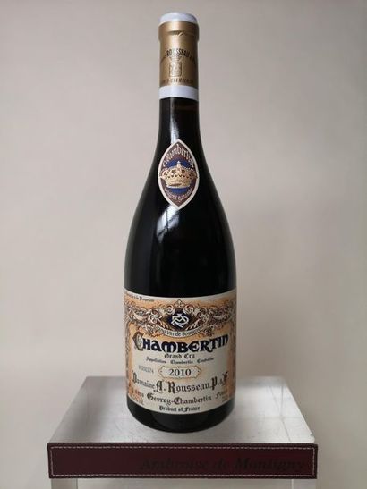 null 1 bouteille CHAMBERTIN Grand cru - A. Rousseau 2010

