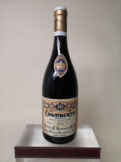 null 1 bouteille CHAMBERTIN Grand cru - A. Rousseau 2011

Etiquette froissée et très...