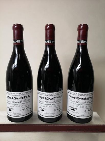 null 3 bouteilles VOSNE ROMANEE Cuvée "Duvault Blochet" - Domaine de La Romanée Conti...
