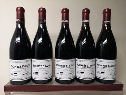  Assortiment 15 bouteilles DOMAINE DE LA ROMANEE CONTI 2000 : 1 bouteille Romanée-Conti...