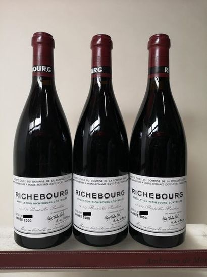 null Assortiment 15 bouteilles DOMAINE DE LA ROMANEE CONTI 2000 :
1 bouteille Romanée-Conti...