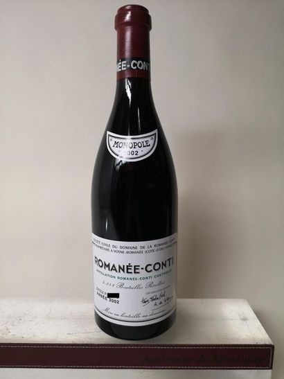 null Assortiment 13 bouteilles DOMAINE DE LA ROMANEE CONTI 2002 :
1 bouteille Romanée-Conti...