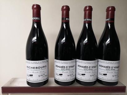 null Assortiment 13 bouteilles DOMAINE DE LA ROMANEE CONTI 2002 :
1 bouteille Romanée-Conti...