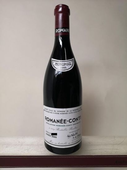 null Assortiment 13 bouteilles DOMAINE DE LA ROMANEE CONTI 2005 :
1 bouteille Romanée-Conti...