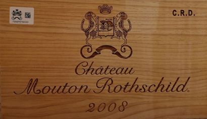 null 12 bouteilles CHÂTEAU MOUTON ROTHSCHILD - 1er Grand cru classé Pauillac 2008

Caisse...