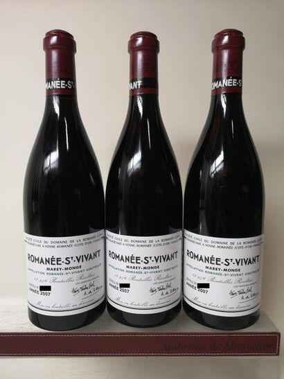 null Assortiment 14 bouteilles DOMAINE DE LA ROMANEE CONTI 2007 :
1 bouteille Romanée-Conti...