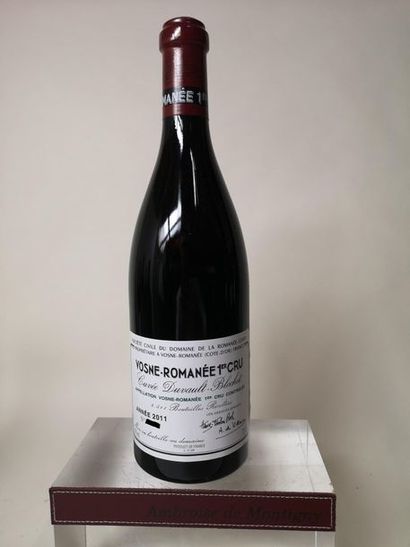 null 1 bouteille VOSNE ROMANEE Cuvée "Duvault Blochet" - Domaine de La Romanée Conti...