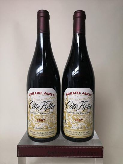 null 2 bouteilles CÔTE RÔTIE - Domaine JAMET 2007


