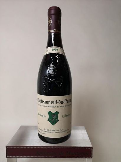 null 1 bouteille CHÂTEAUNEUF du PAPE "Réserve des Célestins" - Henri Bonneau 199...