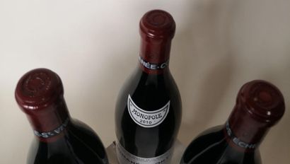 null Assortiment 9 bouteilles DOMAINE DE LA ROMANEE CONTI 2010 :
1 bouteille Romanée-Conti...