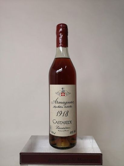 null 1 bouteille ARMAGNAC - CASTARÈDE 1918 Coffret bois. 1918

Coffret.