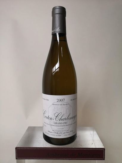 null 1 bouteille CORTON CHARLEMAGNE Grand cru - Marc COLIN 2007

