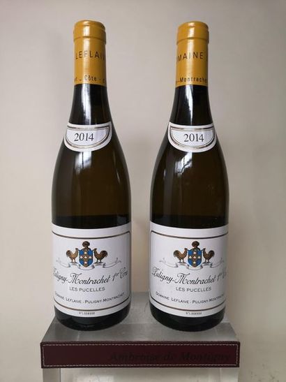 null 2 bouteilles PULIGNY MONTRACHET 1er cru "Les Pucelles" - Domaine LEFLAIVE 2...