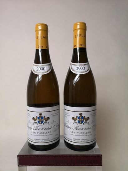 null 2 bouteilles PULIGNY MONTRACHET 1er cru Les Pucelles - Domaine Leflaive 2000

Etiquettes...