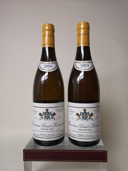 null 2 bouteilles BIENVENUES BÂTARD MONTRACHET Grand cru - Domaine Leflaive 2009...