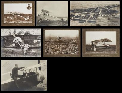 AVIATION 
A set of 19 photographs representing aircraft, mostly Nieuwpoort (including...