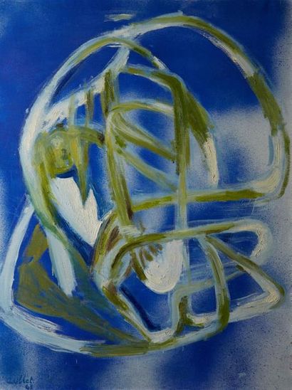 Félix AUBLET (1903-1978) 
Abstract composition, 1963
Oil on canvas
Signed and dated...