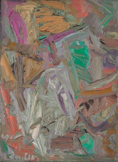 DAVID LAN BAR (1912-1987) 
Composition, 1978
Oil on canvas
Signed and dated on the...