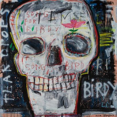 TROY HENRIKSEN (NE EN 1962) 
Tear Opops, 2013
Acrylique sur toile
Signée et datée...