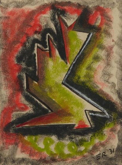 ENGEL ROZIER DIT ENGEL-PAK (1885-1965) 
Untitled, 1931
Two mixed techniques on paper
Signed...