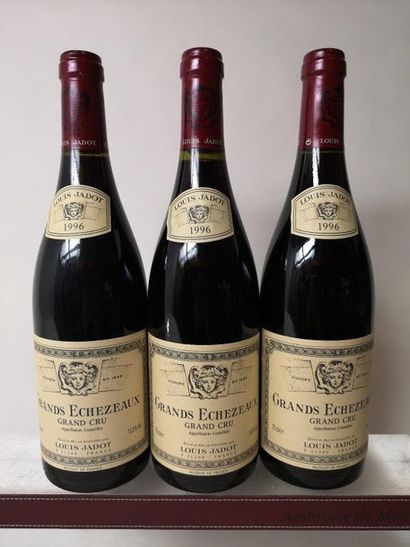 null 3 bouteilles Grand Echezeaux Grand cru - Louis JADOT 1996


