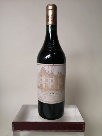 null 1 bouteille CHÂTEAU HAUT-BRION - 1er GCC Pessac Léognan 1988


Etiquette légèrement...
