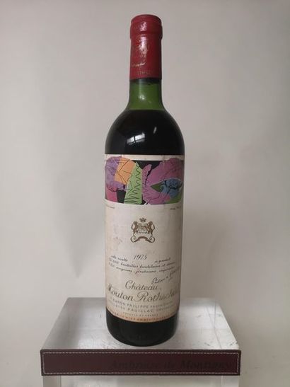 null 1 bouteille CHÂTEAU MOUTON ROTHSCHILD - 1er Gcc Pauillac 1975


Etiquette tachée,...