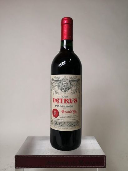 null 1 bouteille PETRUS 1990


