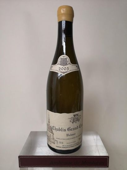 null 1 bouteille CHABLIS Grand cru "Valmur" - RAVENEAU 2005


Cire légèrement ab...