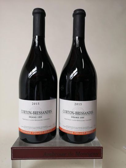 null 2 bouteilles CORTON-BRESSANDES Grand Cru - Tollot-Beaut 2015
 