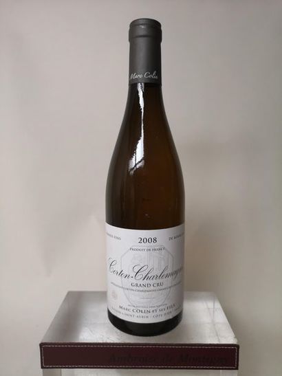 null 1 bouteille CORTON CHARLEMAGNE Grand cru - Marc COLIN 2008


