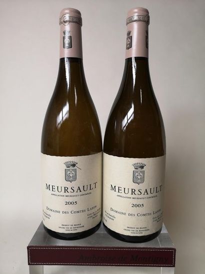 null 2 bouteilles MEURSAULT - Comtes Lafon 2005


