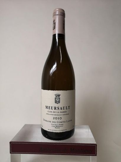 null 1 bouteille MEURSAULT "Clos de la Barre" - Comtes Lafon 2010


