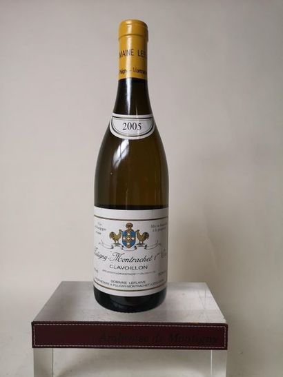 null 1 bouteille PULIGNY MONTRACHET 1er cru "Clavoillon" - Dom. Leflaive 2005


