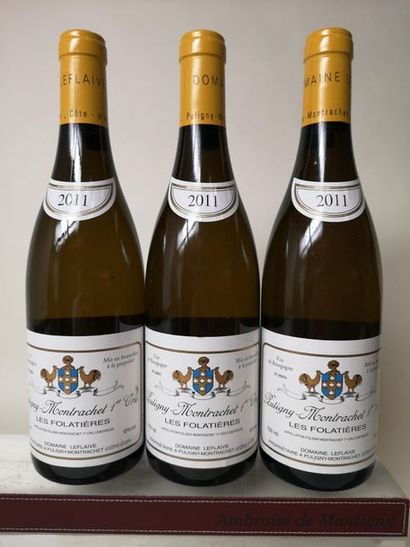 null 3 bouteilles PULIGNY MONTRACHET 1er cru "Folatières" - Dom. Leflaive 2011


Une...