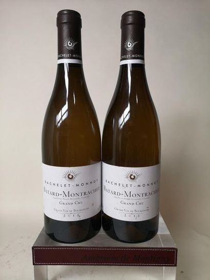 null 2 bouteilles BATARD MONTRACHET Grand Cru - Bachelet Monnot 2012


