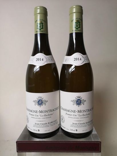 null 2 bouteilles CHASSAGNE MONTRACHET 1er cru "Les Ruchottes" - Domaine RAMONET...