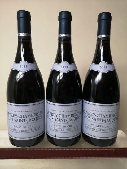 null 3 bouteilles GEVREY CHAMBERTIN 1er cru "Clos St Jacques" - Bruno Clair 2013


Etiquettes...