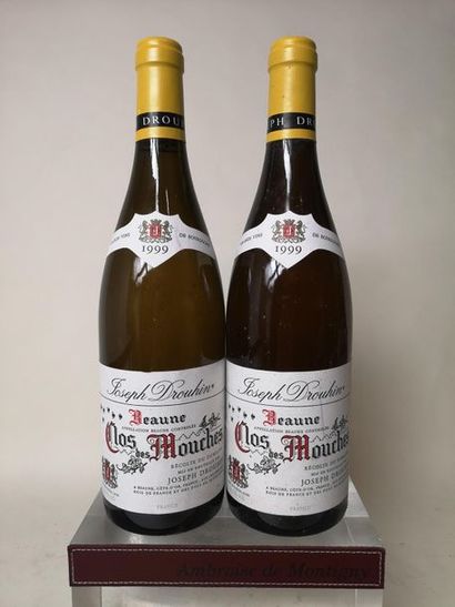 null 2 bouteilles BEAUNE 1er cru "Clos des Mouches" blanc - J. Drouhin 1999
 