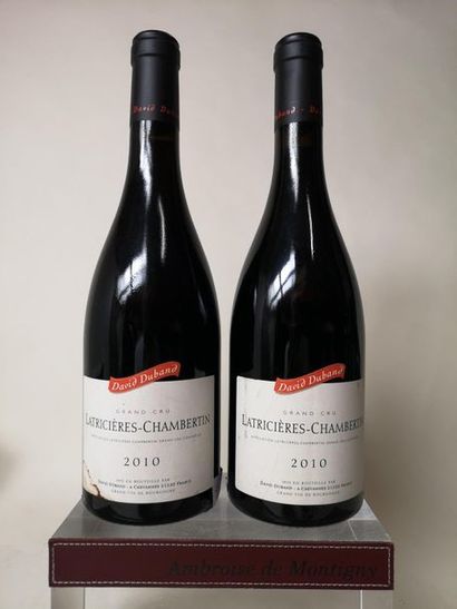 null 2 bouteilles LATRICIERES-CHAMBERTIN Grand cru - D. Duband 2010


Etiquettes...