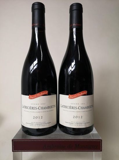 null 2 bouteilles LATRICIERES-CHAMBERTIN Grand cru - D. Duband 2012


0 étiquette...