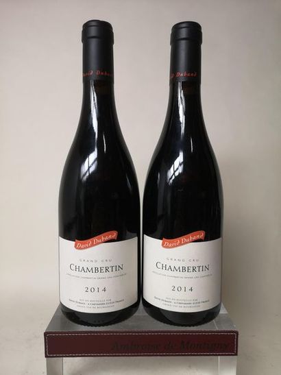 null 2 bouteilles CHAMBERTIN Grand Cru - D. Duband 2014


