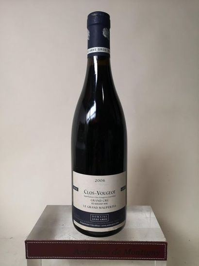 null 1 bouteille CLOS VOUGEOT Grand cru "Le GRAND MAUPERTUI" - Anne GROS 2006


