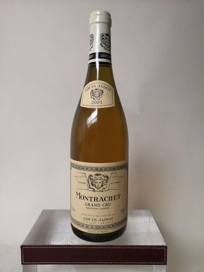 null 1 bouteille MONTRACHET Grand cru - L. JADOT 2003 
 