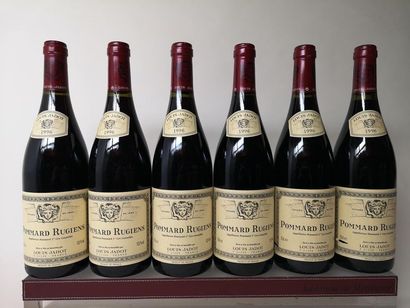 null 6 bouteilles Pommard "Rugiens" 1er cru - Louis JADOT 1996


2 étiquettes légèrement...